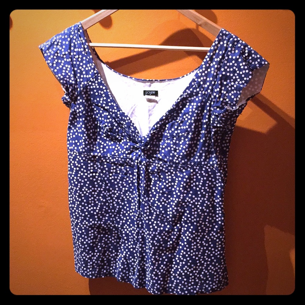 J. Crew Polka Dot Top